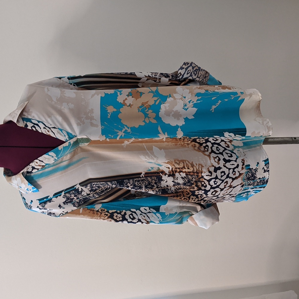 Chico's Fun Floral Blouse Size 0